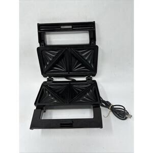 Vintage SnakMaster Multi Purpose Toaster Sandwich Grill Model CN613 Tested WORKS